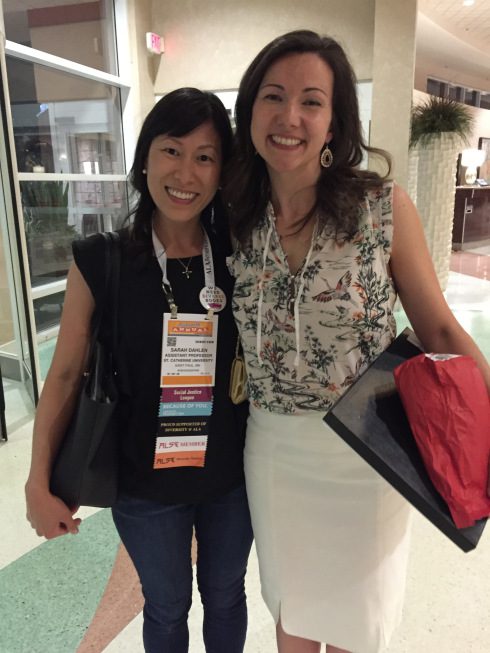 I loved meeting Sarah Park Dahlen, professor and advocate for diversity in children's literature. 